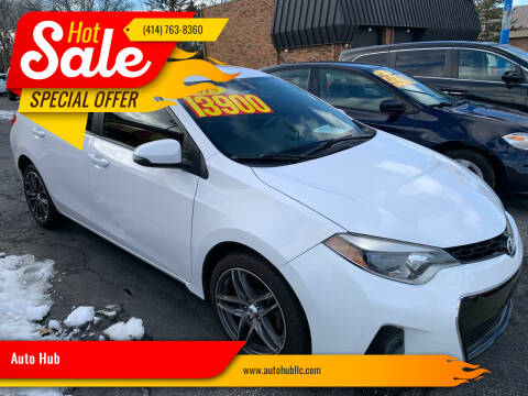 2015 Toyota Corolla for sale at Auto Hub in Greenfield WI