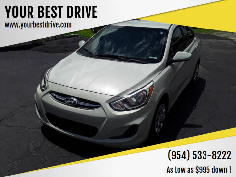 2017 Hyundai Accent for sale at YOUR BEST DRIVE in Oakland Park FL