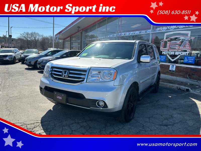 2015 Honda Pilot for sale at USA Motor Sport inc in Marlborough MA