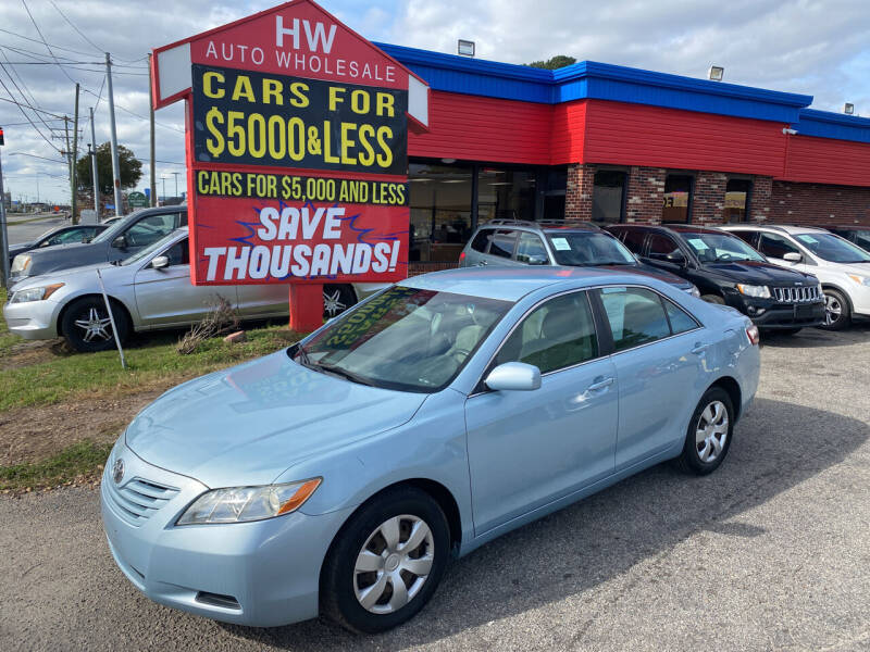 2008 Toyota Camry for sale at HW Auto Wholesale in Norfolk VA