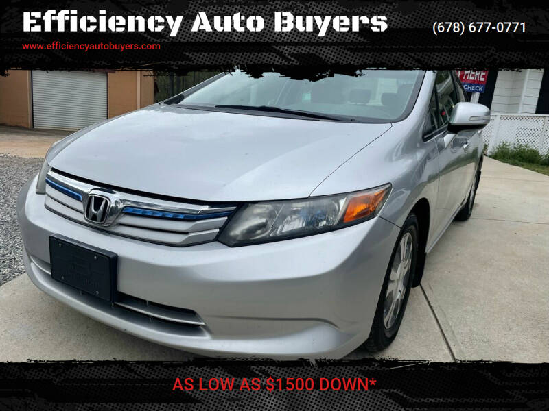 2012 Honda Civic for sale at Efficiency Auto Buyers in Milton GA