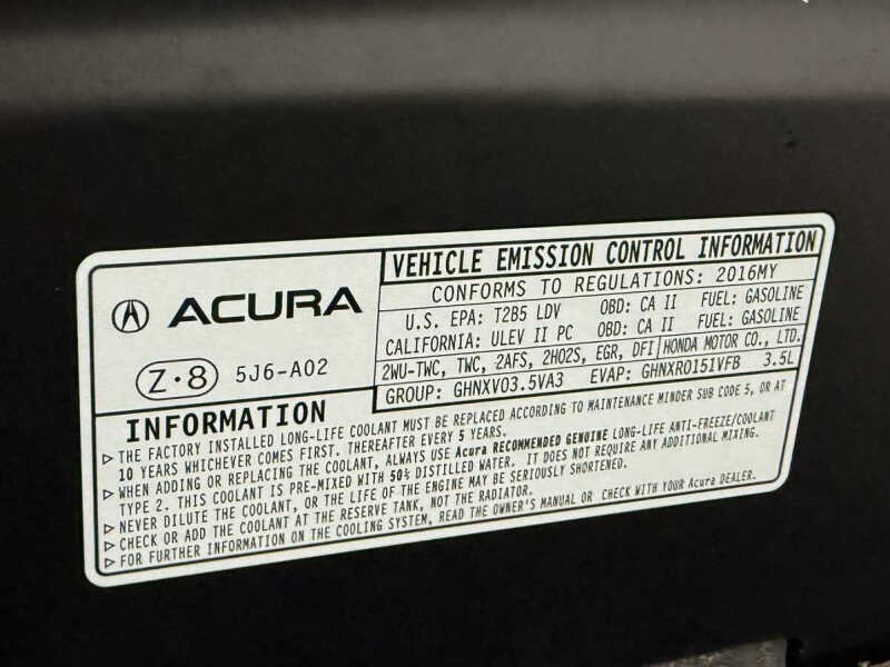 2016 Acura MDX w/Advance