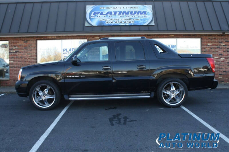 2002 Cadillac Escalade EXT for sale at Platinum Auto World in Fredericksburg VA