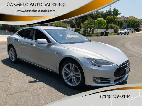 2014 Tesla Model S for sale at Carmelo Auto Sales Inc in Orange CA