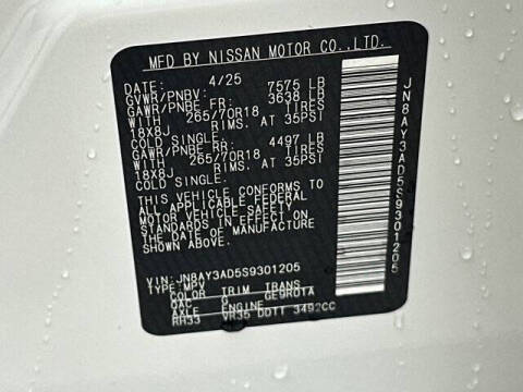 2025 Nissan Armada SV