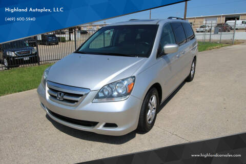 2007 Honda Odyssey for sale at Highland Autoplex, LLC in Dallas TX