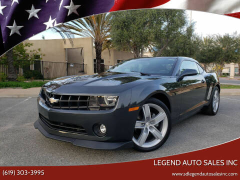 2012 Chevrolet Camaro for sale at Legend Auto Sales Inc in Lemon Grove CA