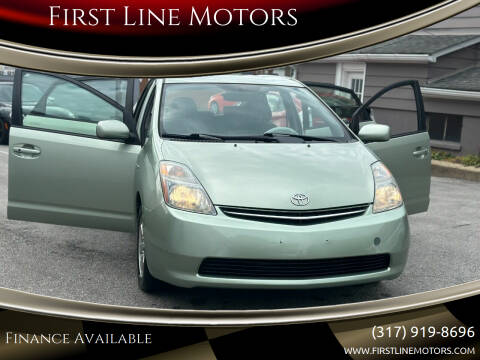 2008 Toyota Prius for sale at First Line Motors in Brownsburg IN