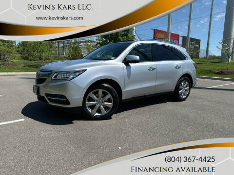 2014 Acura MDX for sale at Kevin's Kars LLC in Richmond VA