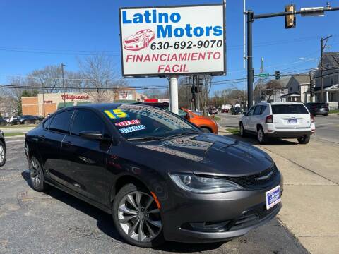 2015 Chrysler 200 for sale at Latino Motors in Aurora IL
