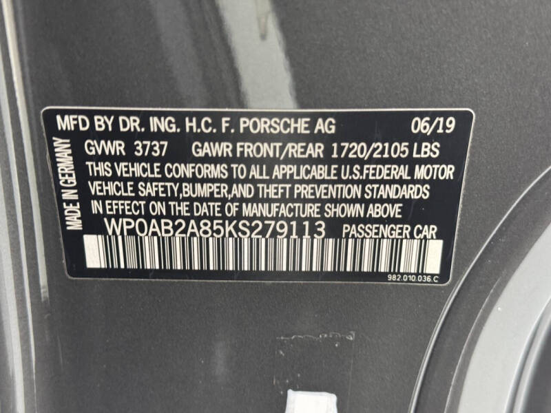 2019 Porsche 718 Cayman S