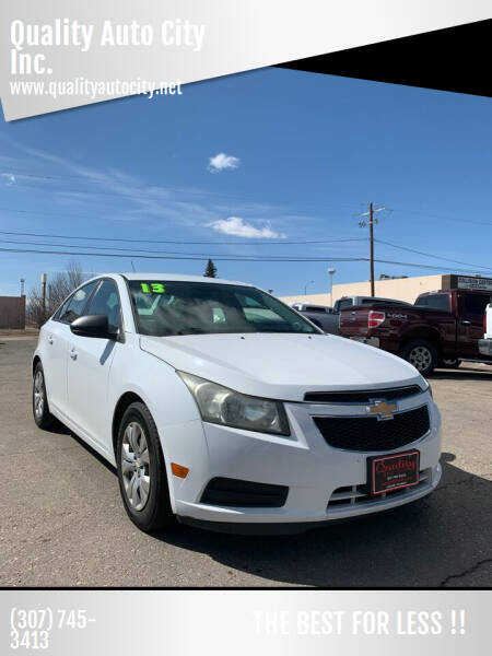 2013 Chevrolet Cruze for sale at Quality Auto City Inc. in Laramie WY