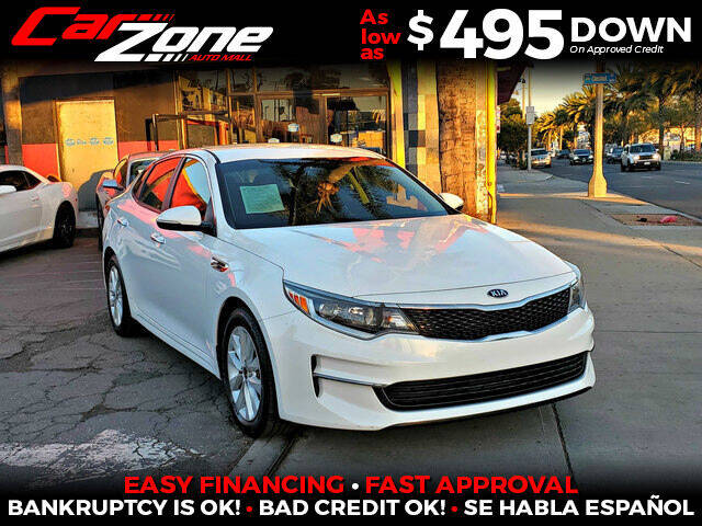 2016 Kia Optima for sale at Carzone Automall in South Gate CA