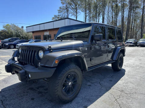 2017 Jeep Wrangler Unlimited for sale at Magic Motors Inc. in Snellville GA