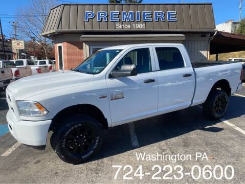 2018 RAM 2500 for sale at Premiere Auto Sales in Washington PA