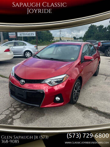 2015 Toyota Corolla for sale at Sapaugh Classic Joyride in Salem MO