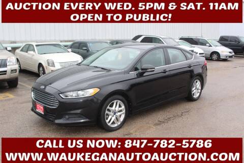 2013 Ford Fusion for sale at Waukegan Auto Auction in Waukegan IL
