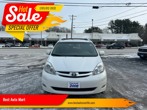 2008 Toyota Sienna for sale at Best Auto Mart in Weymouth MA