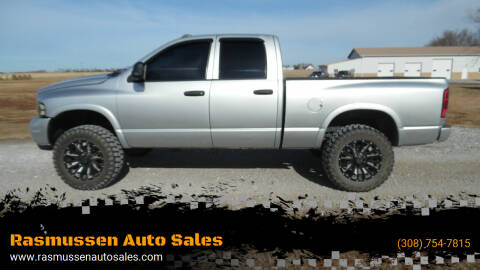 2004 Dodge Ram Pickup 3500 for sale at Rasmussen Auto Sales in Central City NE