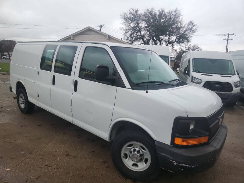 Used 2013 Chevrolet Express Cargo Work Van with VIN 1GCWGGCA3D1192100 for sale in Dallas, TX