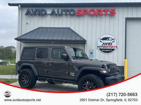 2019 Jeep Wrangler Unlimited for sale at AVID AUTOSPORTS in Springfield IL