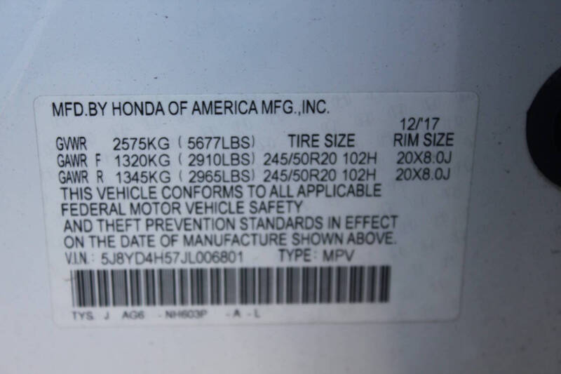 2018 Acura MDX SH-AWD w/Tech