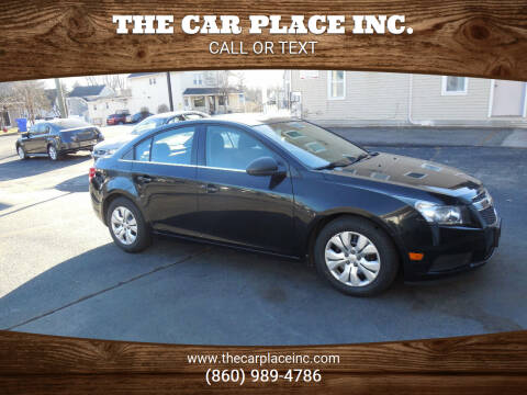 2012 Chevrolet Cruze for sale at THE CAR PLACE INC. in Somersville CT