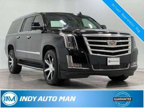 2018 Cadillac Escalade ESV for sale at INDY AUTO MAN in Indianapolis IN