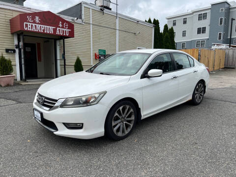 2013 Honda Accord for sale at Champion Auto LLC in Quincy MA