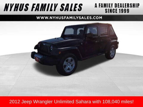 2012 Jeep Wrangler Unlimited for sale at Nyhus Family Sales in Perham MN