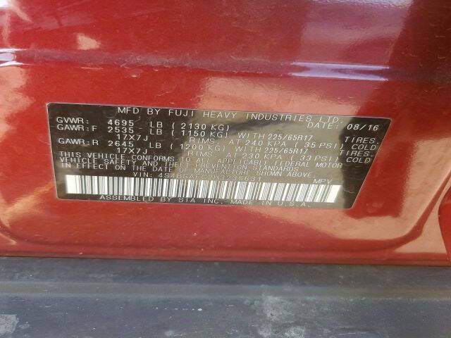2017 Subaru Outback 2.5i Premium