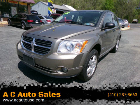 2008 Dodge Caliber for sale at A C Auto Sales in Elkton MD