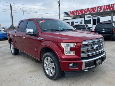 2017 Ford F-150 for sale at Motorsports Unlimited - Trucks in McAlester OK