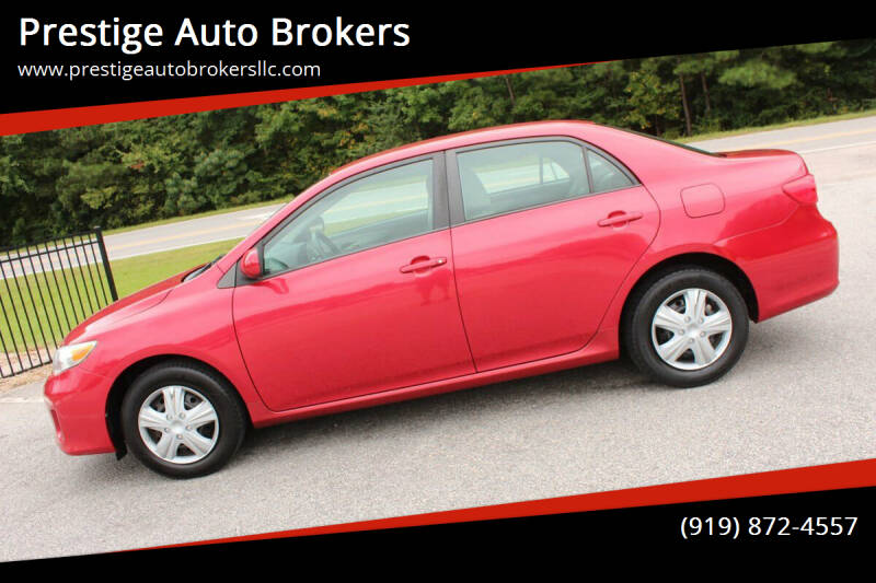 2011 Toyota Corolla for sale at Prestige Auto Brokers in Raleigh NC