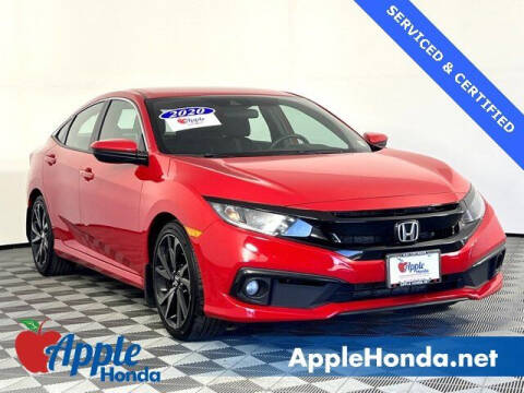 2020 Honda Civic for sale at APPLE HONDA in Riverhead NY