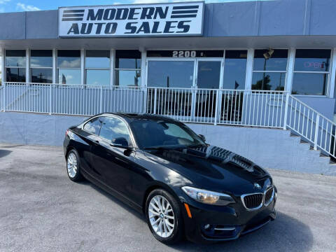 2016 BMW 2 Series for sale at Modern Auto Sales in Hollywood FL