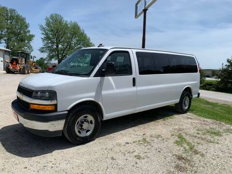 2018 Chevrolet Express Passenger for sale at GREENFIELD AUTO SALES in Greenfield IA