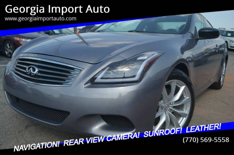 2009 Infiniti G37 Coupe for sale at Georgia Import Auto in Alpharetta GA