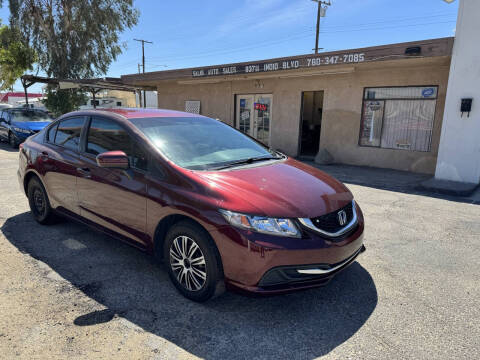 2015 Honda Civic for sale at Salas Auto Group in Indio CA