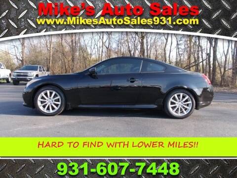 2011 Infiniti G37 Coupe for sale at Mike's Auto Sales in Shelbyville TN