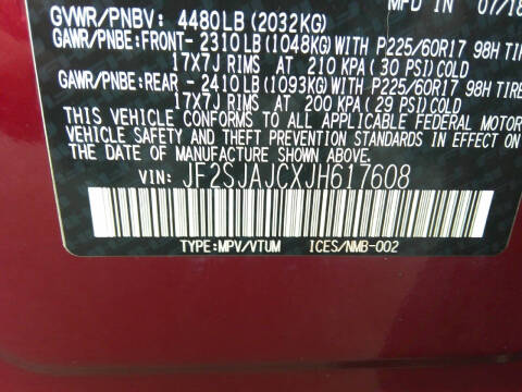 2018 Subaru Forester 2.5i Limited