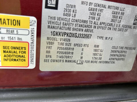 2016 GMC Acadia SLE-2