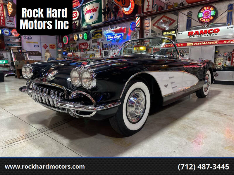 1958 Chevrolet Corvette for sale at Rock Hard Motors Inc in Treynor IA