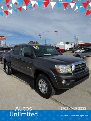 2010 Toyota Tacoma for sale at Autos Unlimited in Las Vegas NV