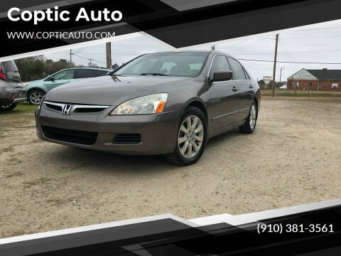 2007 Honda Accord for sale at Coptic Auto in Wilson NC