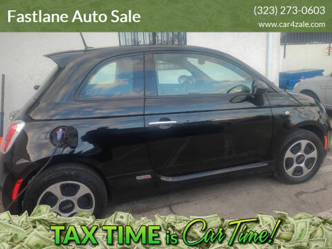 2014 FIAT 500e for sale at Fastlane Auto Sale in Los Angeles CA