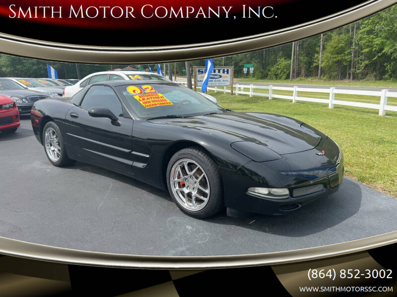 2002 Chevrolet Corvette for sale at Smith Motor Company, Inc. in Mc Cormick SC