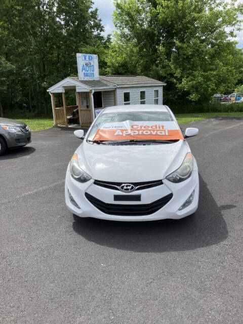 2013 Hyundai ELANTRA Coupe for sale at TD AUTO SALES LLC in Effort, PA