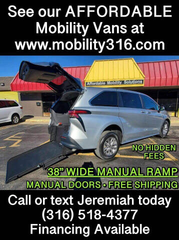 2021 Toyota Sienna for sale at Affordable Mobility Solutions, LLC - Mobility/Wheelchair Accessible Inventory-Wichita in Wichita KS