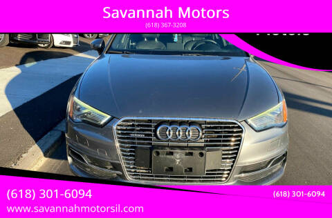 2016 Audi A3 Sportback e-tron for sale at Savannah Motors in Belleville IL